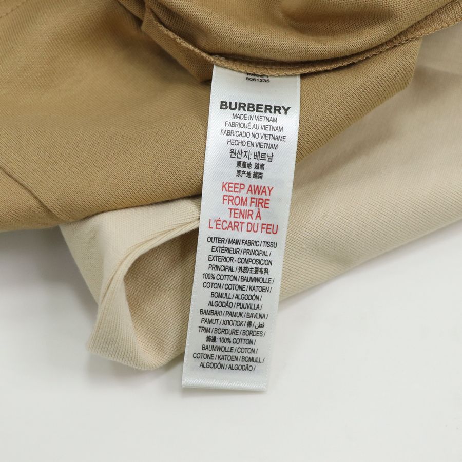 Burberry 棕色 拼接 長袖 上衣-10