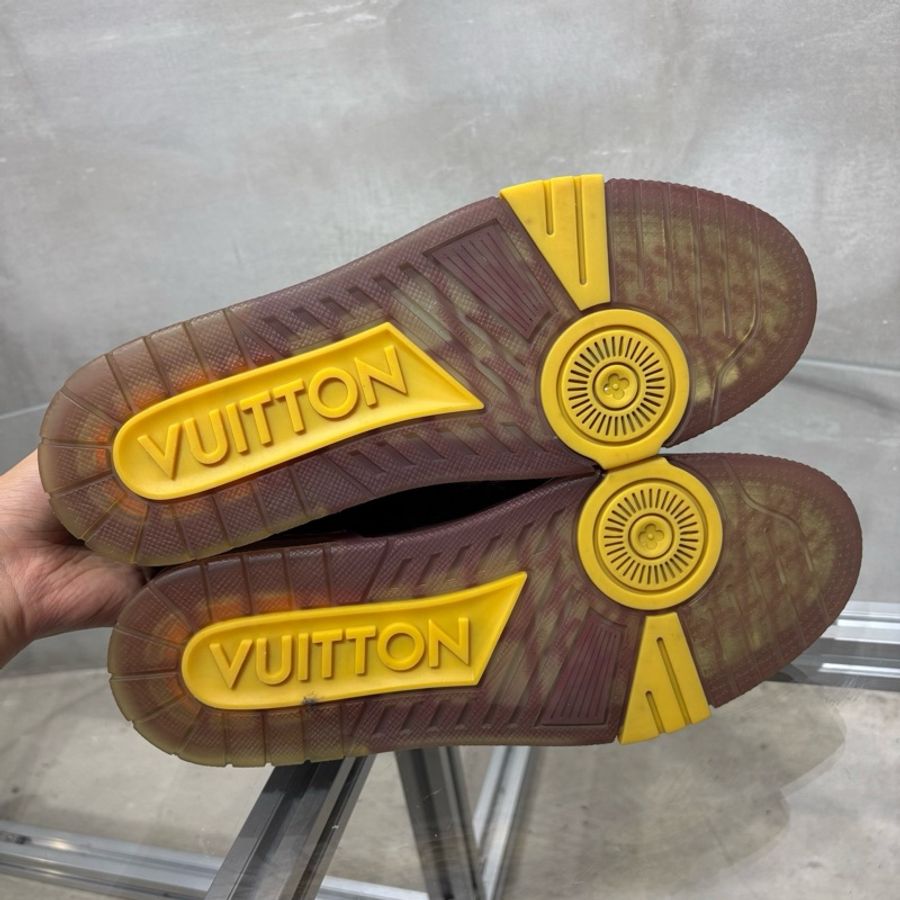 路易威登/Louis Vuitton LV Trainer 黑紫金 尺碼/UK8.5 42.5-5