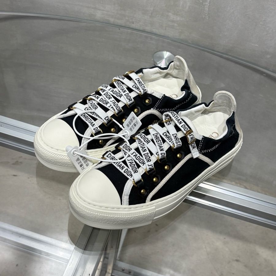 DIOR/迪奧 Walk'n'Dior 黑白 厚底鞋 原盒 尺碼/37碼-0