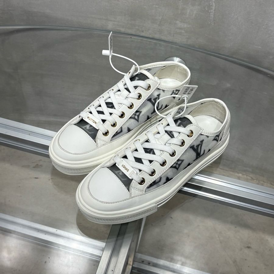 Louis Vuitton/路易威登 LV Stellar Stellar 黑白老花 休閒鞋 尺碼/UK1.5 35.5碼-0