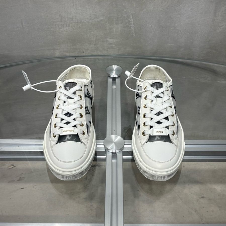 Louis Vuitton/路易威登 LV Stellar Stellar 黑白老花 休閒鞋 尺碼/UK1.5 35.5碼-1