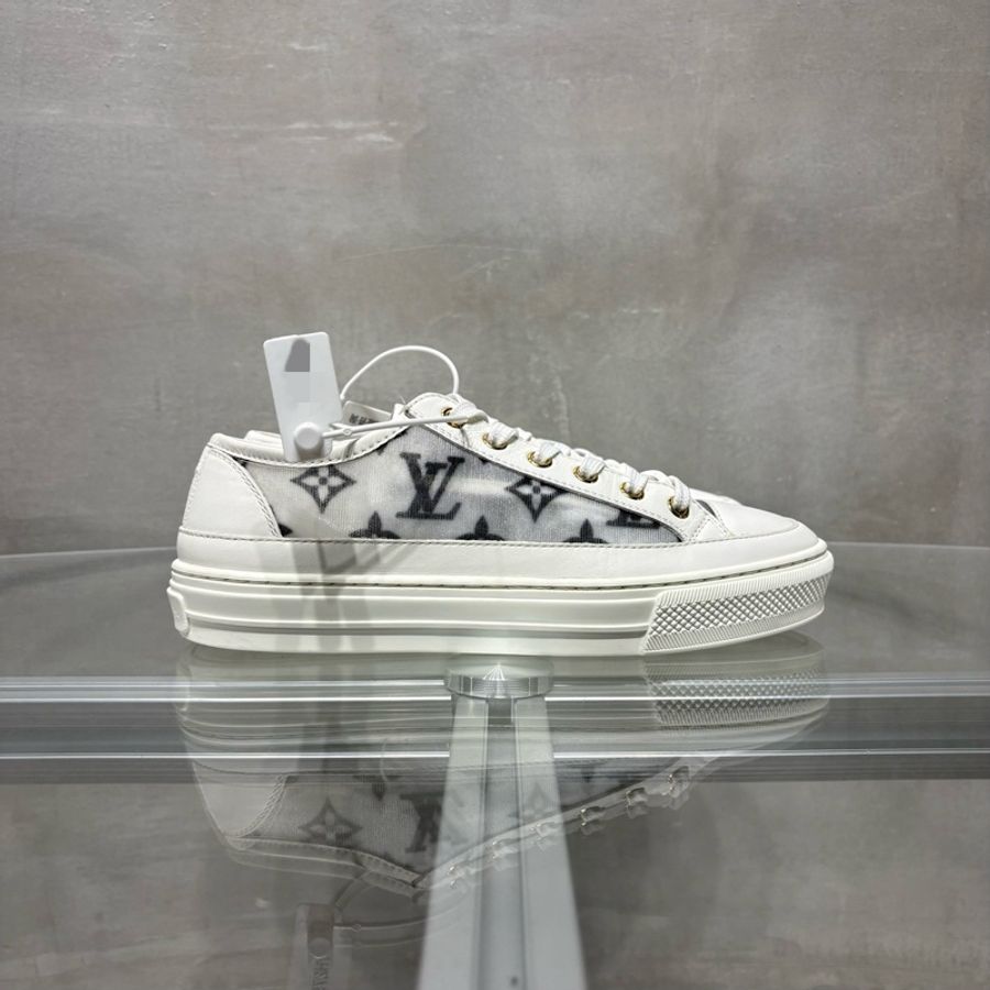 Louis Vuitton/路易威登 LV Stellar Stellar 黑白老花 休閒鞋 尺碼/UK1.5 35.5碼-3