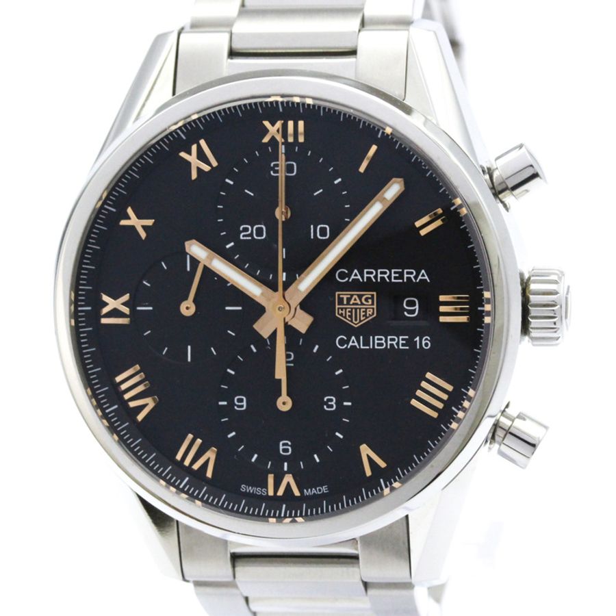 TAG HEUER 豪雅卡萊拉 Calibre 16 計時自動男士腕錶 CBK2113 拋光款-0