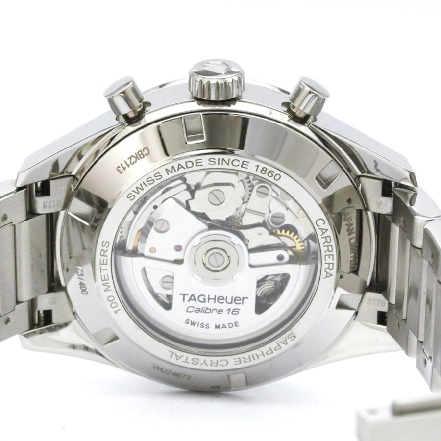 TAG HEUER 豪雅卡萊拉 Calibre 16 計時自動男士腕錶 CBK2113 拋光款-5