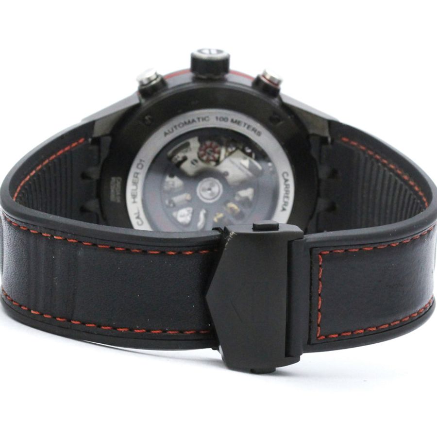 TAG HEUER 豪雅卡萊拉系列 Heuer 01 計時碼錶陶瓷精鋼男錶 CAR2A1H-4