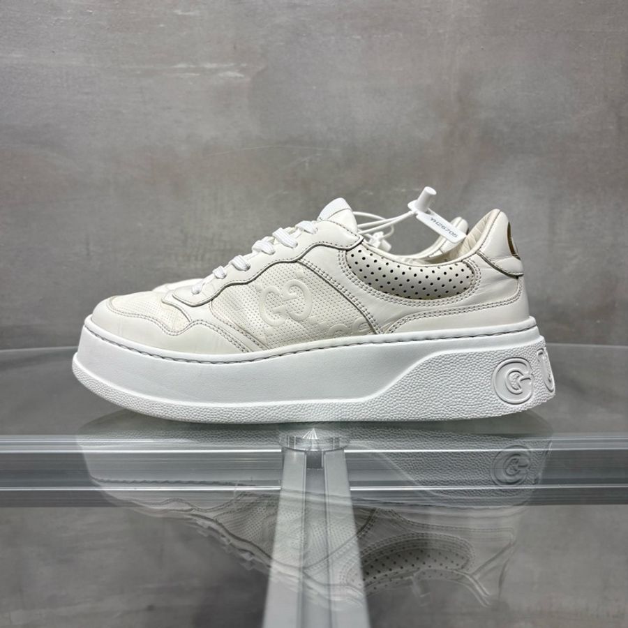 Gucci/古馳 白色 餅乾鞋 尺碼/38.5碼-2