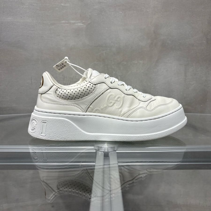 Gucci/古馳 白色 餅乾鞋 尺碼/38.5碼-3