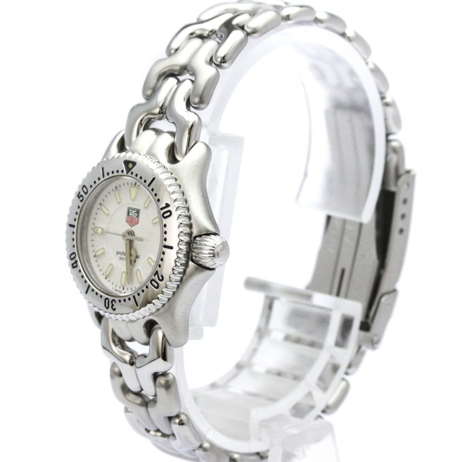 TAG HEUER Sel Professional 精鋼石英女錶 WG1412 拋光款-1