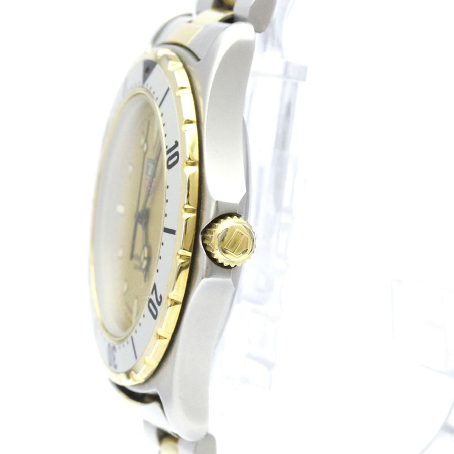 TAG HEUER 2000 專業鍍金精鋼石英男錶 974.006R-3