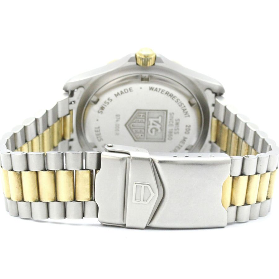 TAG HEUER 2000 專業鍍金精鋼石英男錶 974.006R-4