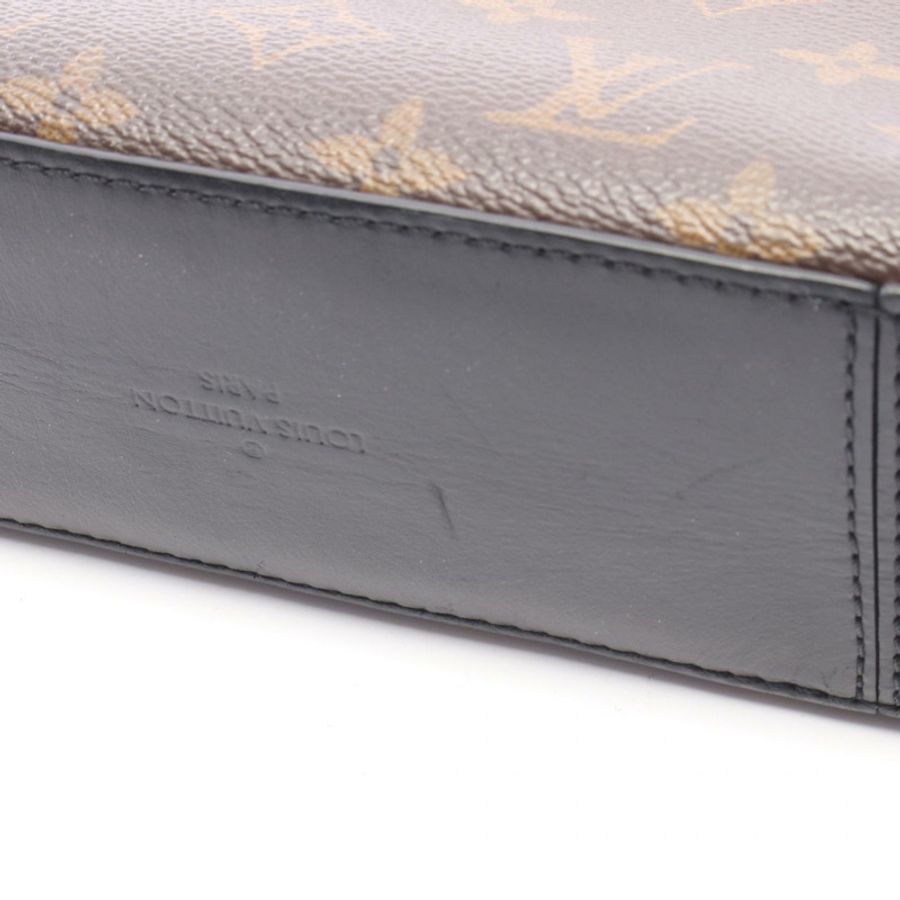 路易威登 Saintonge 單肩斜背包 M43555 Monogram 皮革 Noir LV-6