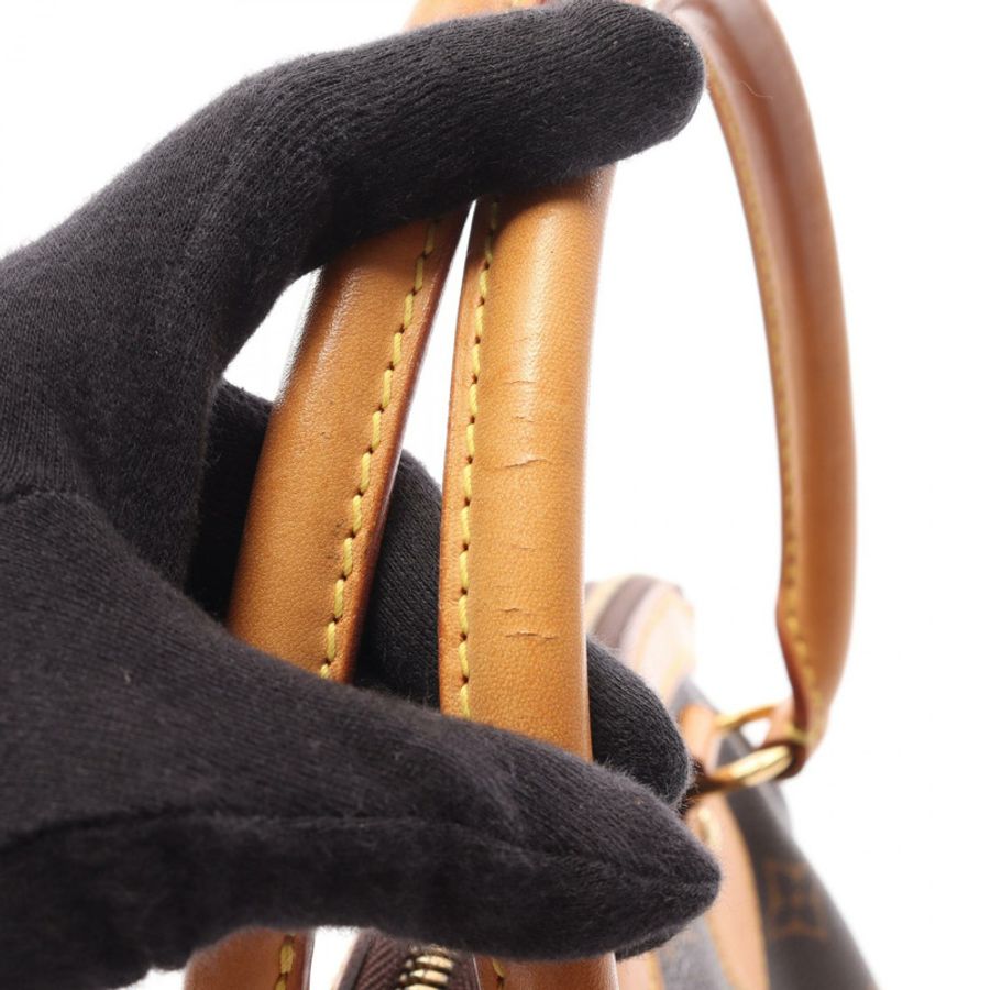 路易威登 Tivoli PM 手提包 M40143 Monogram 皮革 棕色 二手 女士-16
