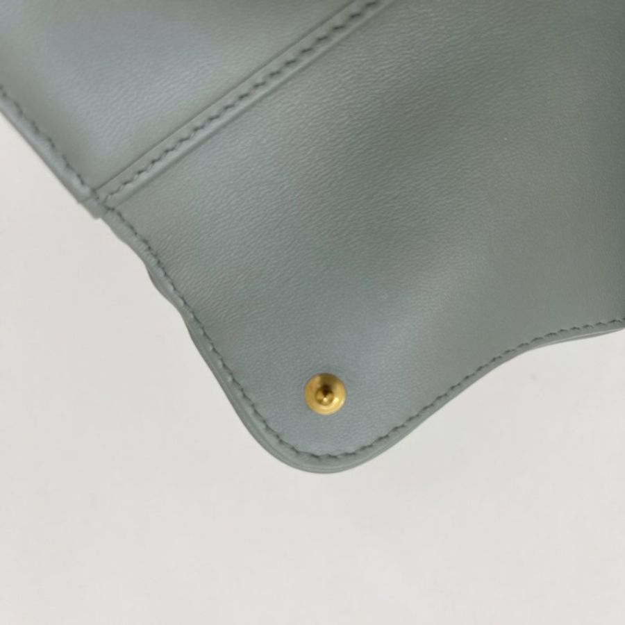 DIOR SADDLE LOTUS 老花三折短夾-13