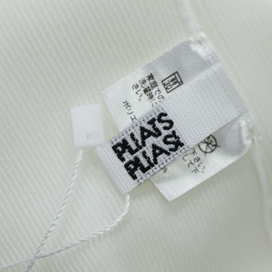 ISSEY MIYAKE 白色高領短袖-5
