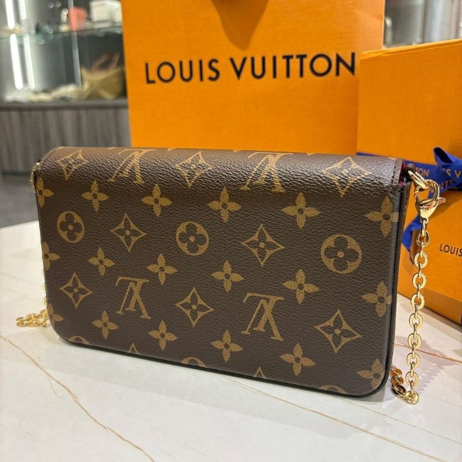 LV M81896 Félicie Pochette 老花三合一鏈包-3