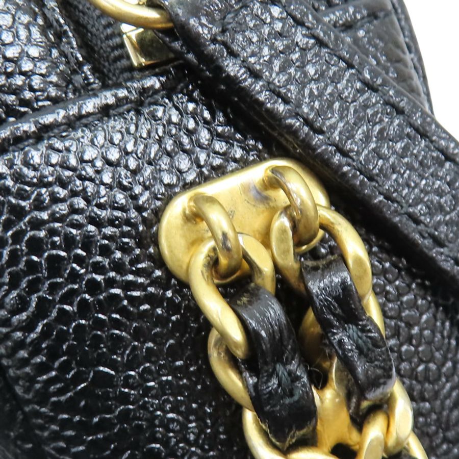 黑色 菱格紋羊皮 Camera Bag 金色鏈帶 肩背包【CHANEL 香奈兒】 AS3104-16