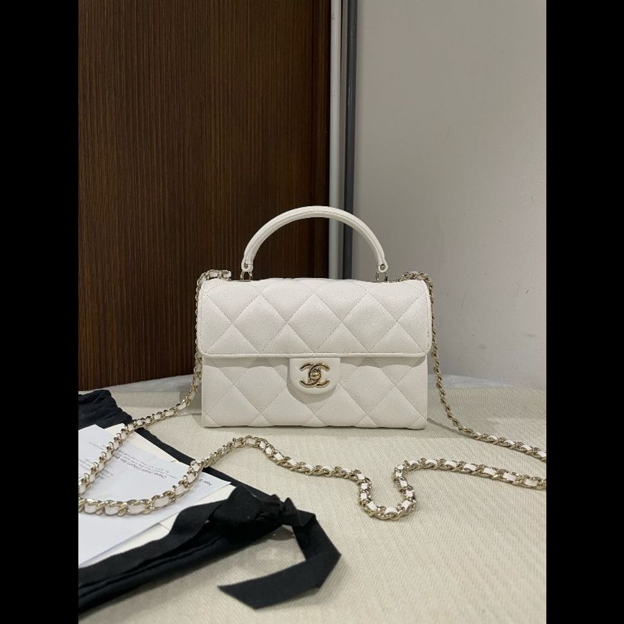 Chanel香奈兒白金25S手柄牛奶盒子Kelly-0