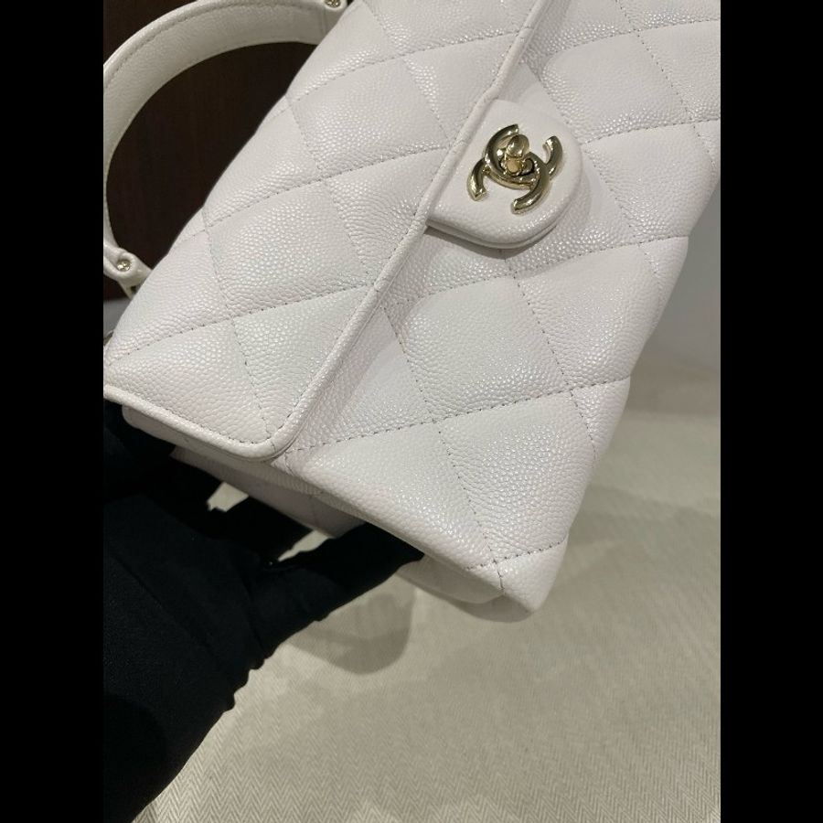 Chanel香奈兒白金25S手柄牛奶盒子Kelly-4