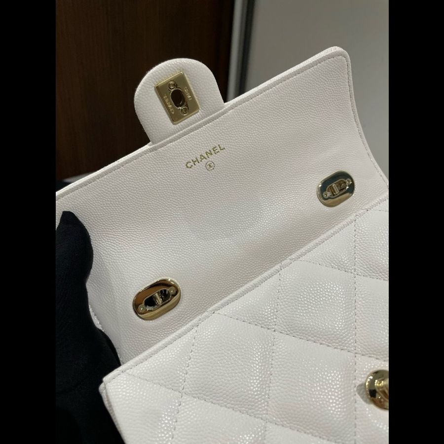 Chanel香奈兒白金25S手柄牛奶盒子Kelly-7
