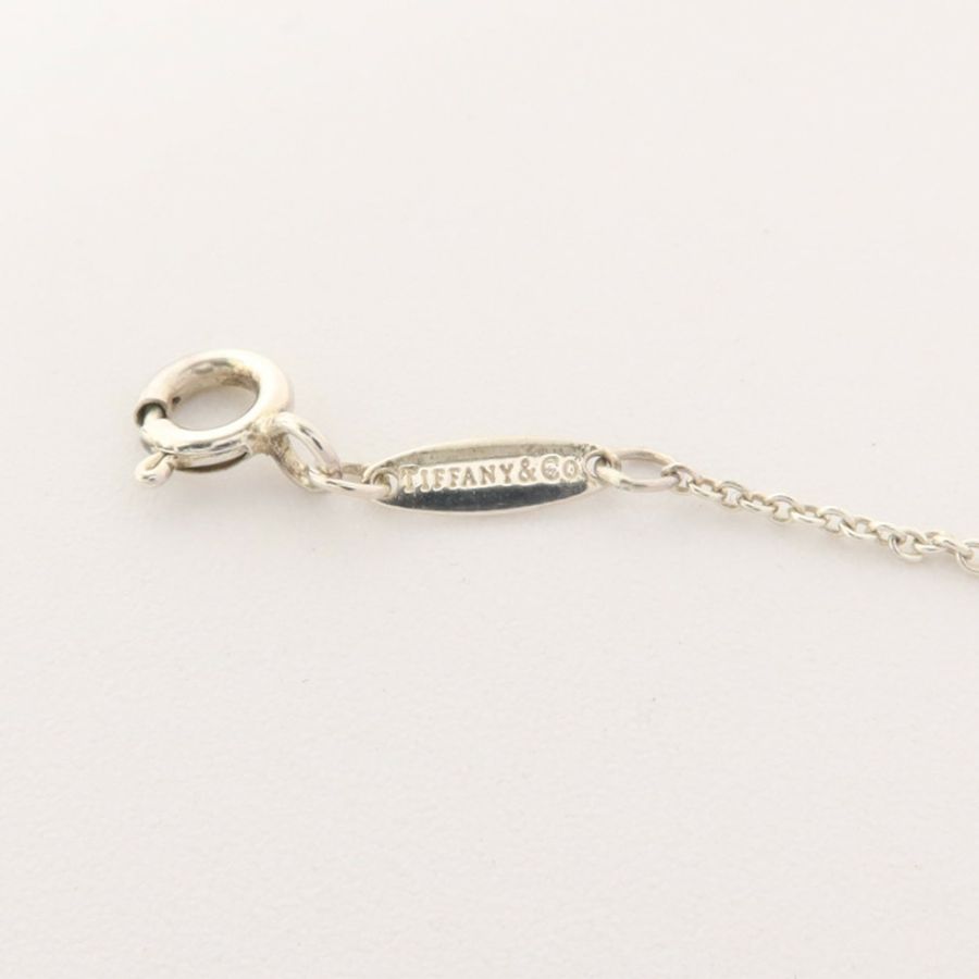 TIFFANY&CO 925純銀Elsa Peretti Diamond By the Yard手鏈-7