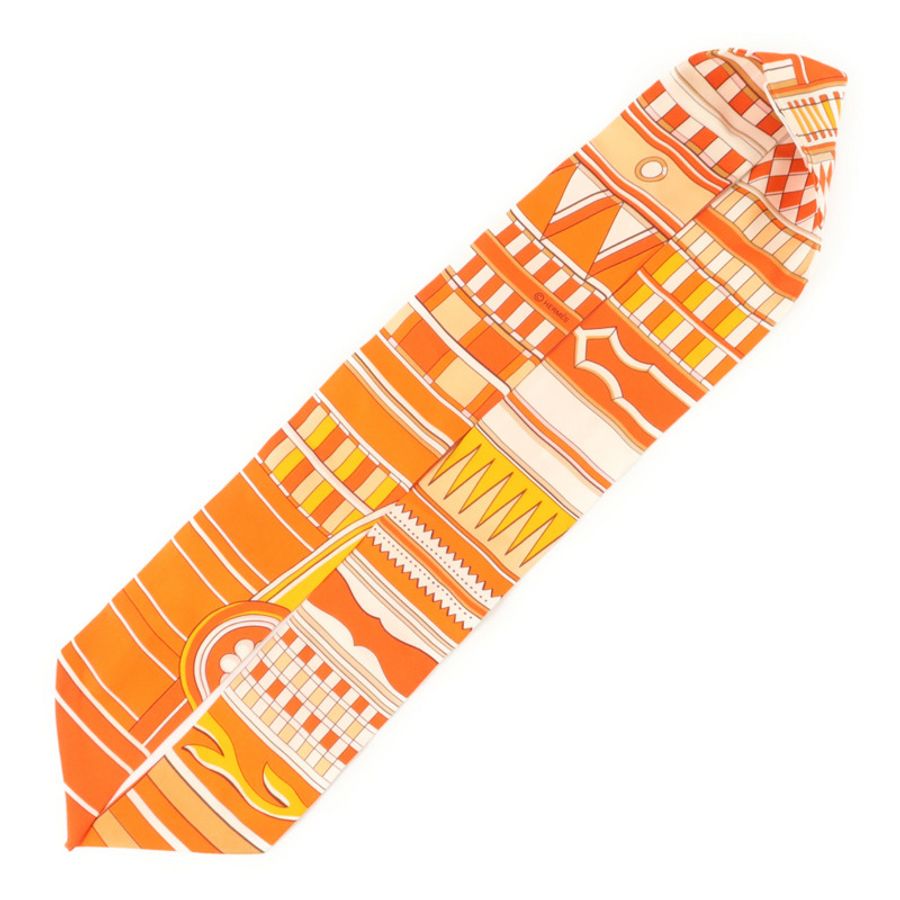 HERMES 絲質Twilly絲巾-2