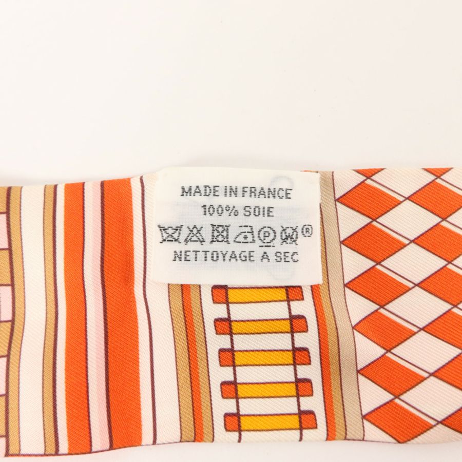 HERMES 絲質Twilly絲巾-6