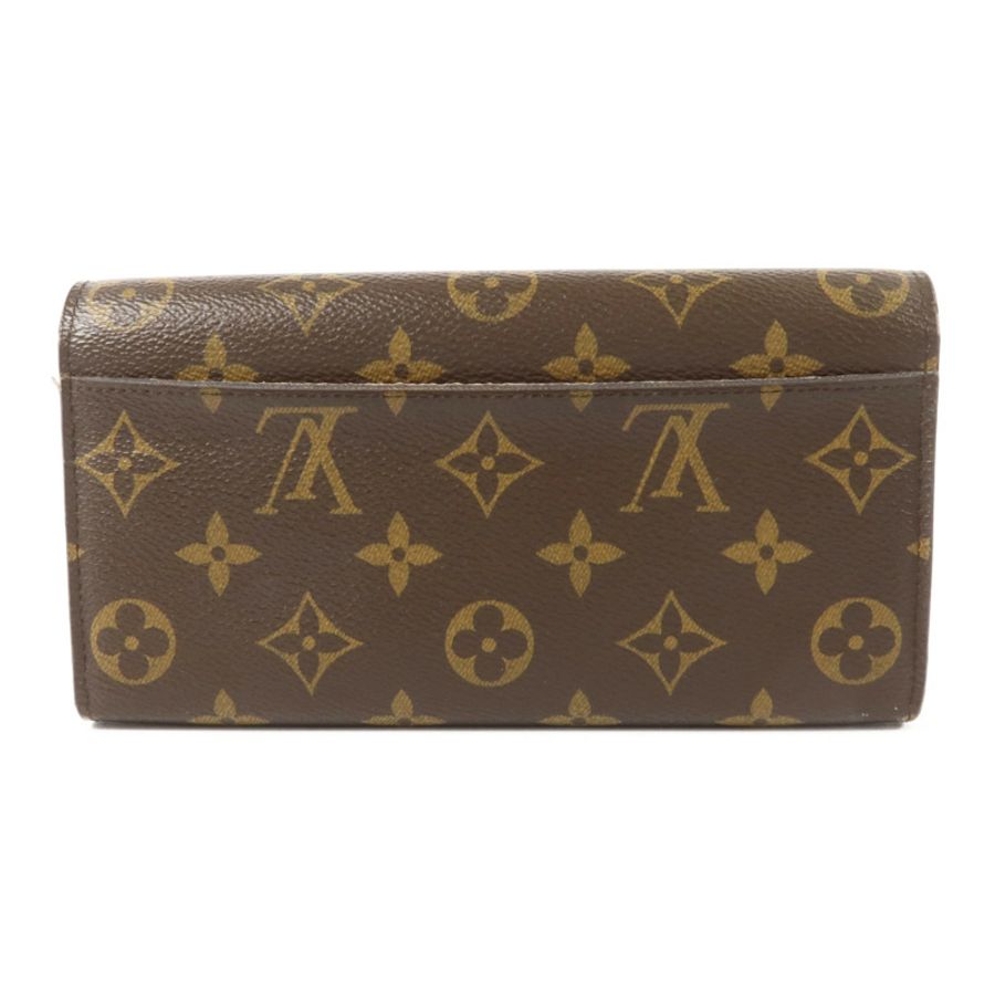 LOUIS VUITTON Monogram Portefeuille Sarah金扣長錢包-1