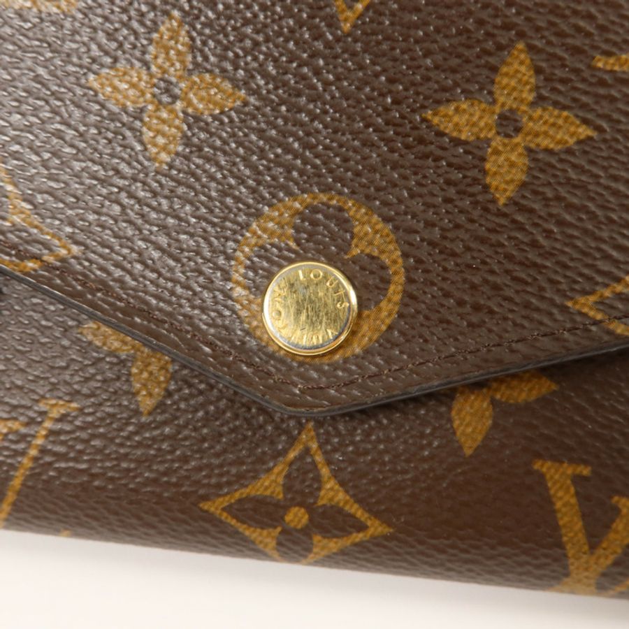 LOUIS VUITTON Monogram Portefeuille Sarah金扣長錢包-6