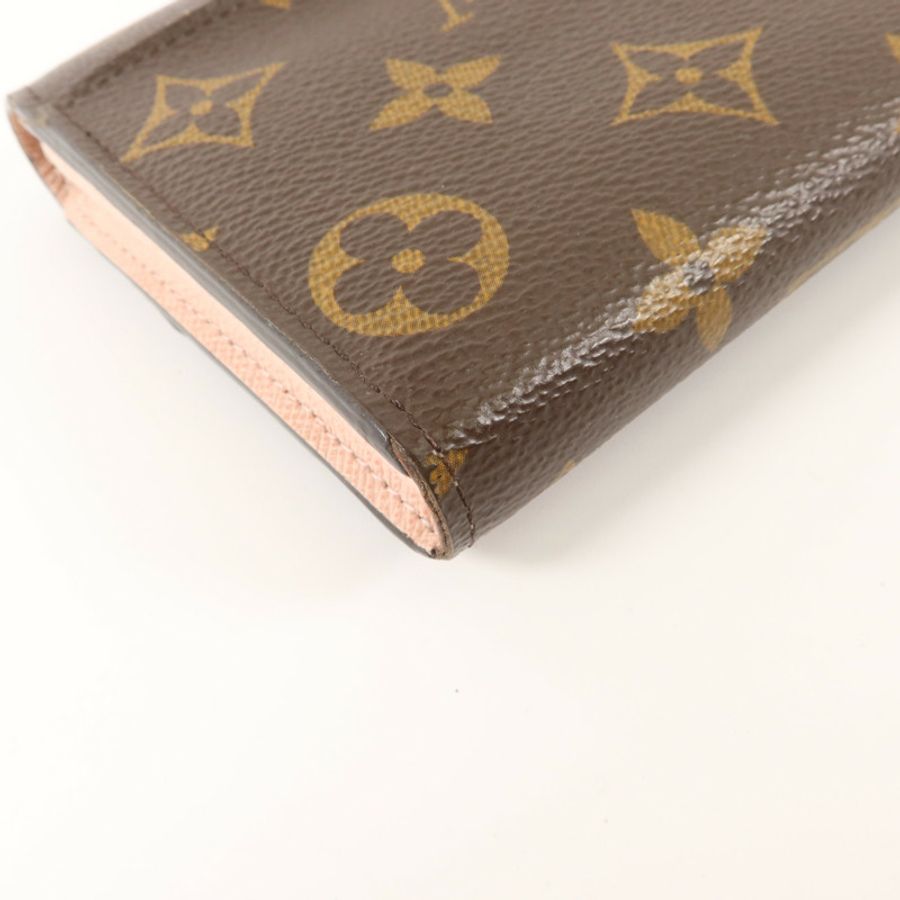 LOUIS VUITTON Monogram Portefeuille Sarah金扣長錢包-11
