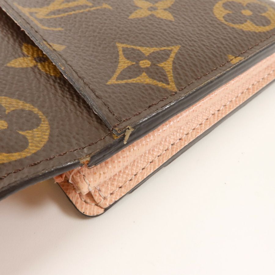 LOUIS VUITTON Monogram Portefeuille Sarah金扣長錢包-14