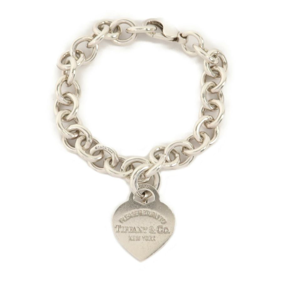 TIFFANY&CO 925純銀Return to Tiffany Heart Bracelet手鏈-2