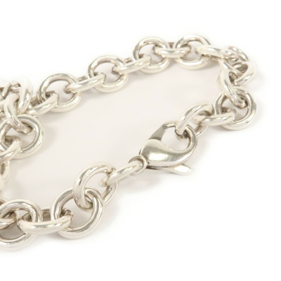 TIFFANY&CO 925純銀Return to Tiffany Heart Bracelet手鏈-3