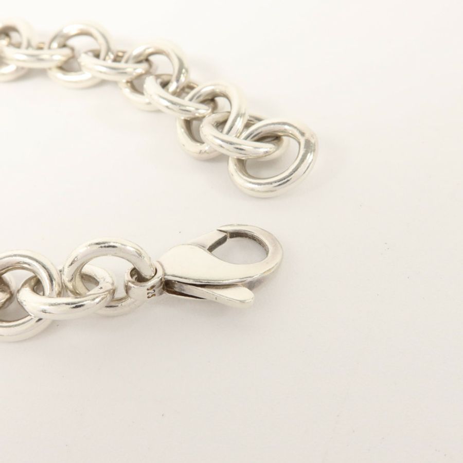 TIFFANY&CO 925純銀Return to Tiffany Heart Bracelet手鏈-4
