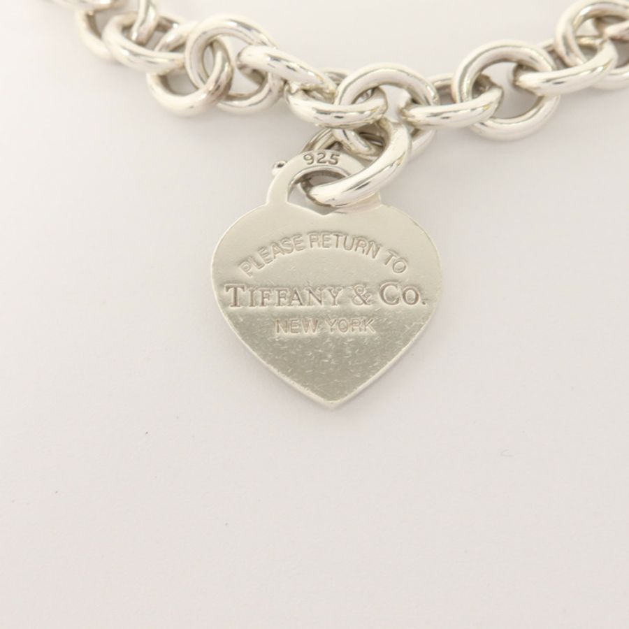TIFFANY&CO 925純銀Return to Tiffany Heart Bracelet手鏈-5