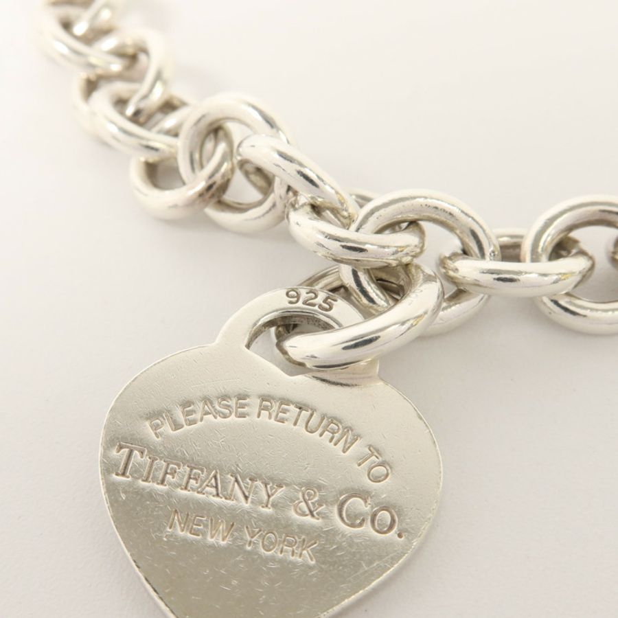 TIFFANY&CO 925純銀Return to Tiffany Heart Bracelet手鏈-7