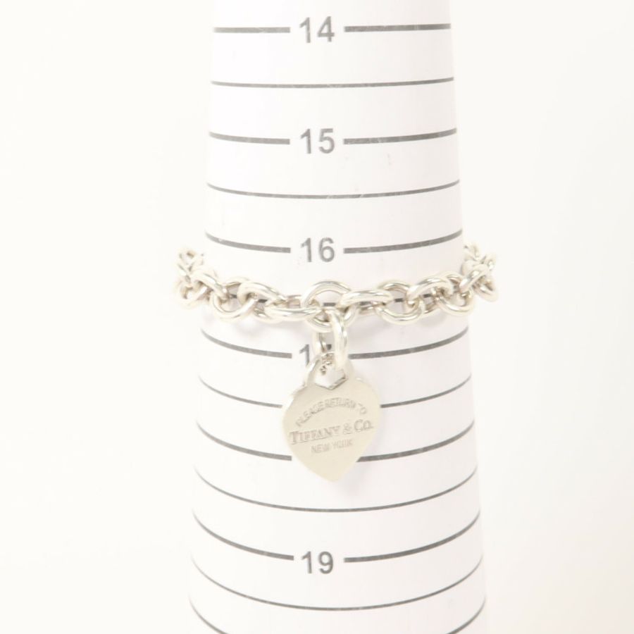 TIFFANY&CO 925純銀Return to Tiffany Heart Bracelet手鏈-9