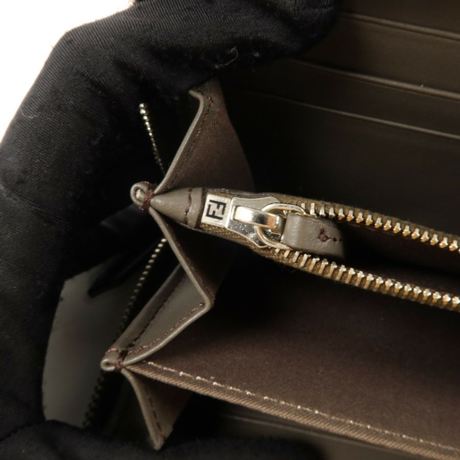 FENDI 牛皮皮革Hypnoteyes Wallet長錢包-7