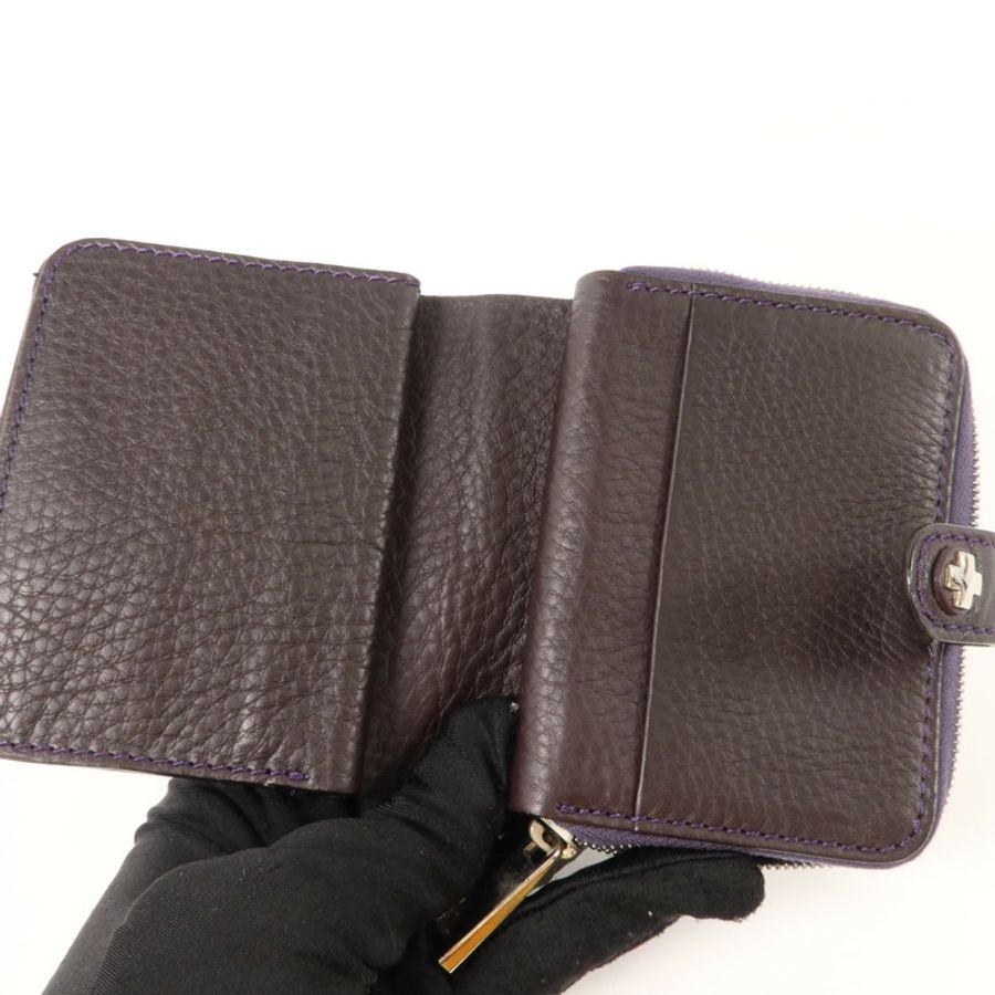BALLY 牛皮皮革Bifold Wallet錢包-6