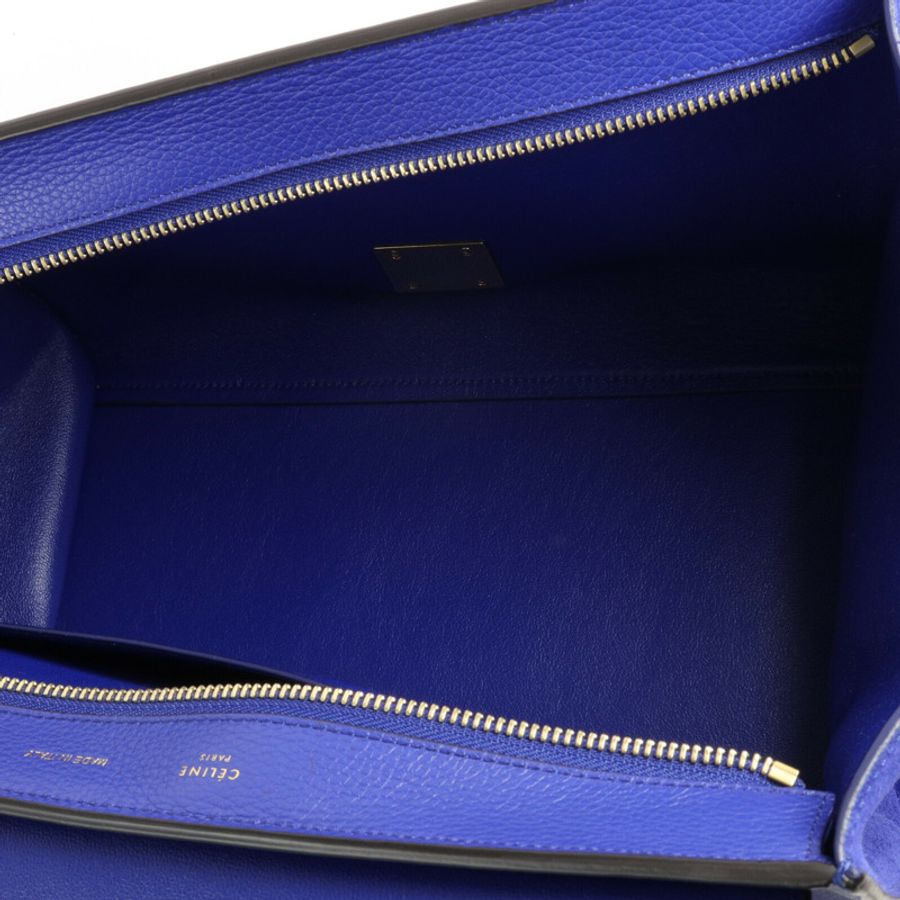 CELINE 牛皮皮革/麂皮皮革Trapeze Medium手挽肩背兩用袋-4