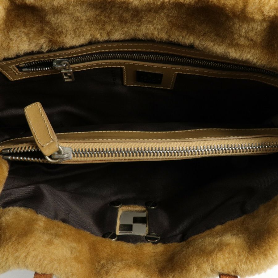 FENDI 羊毛Handbag手挽袋-4