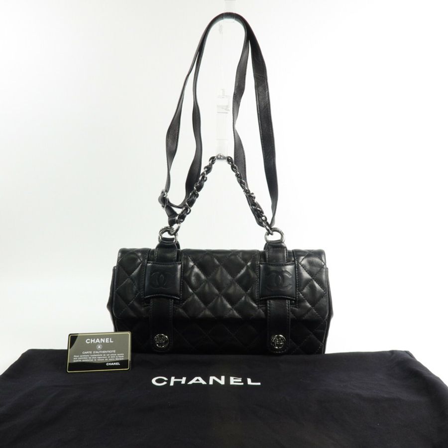 CHANEL 羊皮皮革Vintage 2 Way Shoulder手挽肩背兩用袋-9