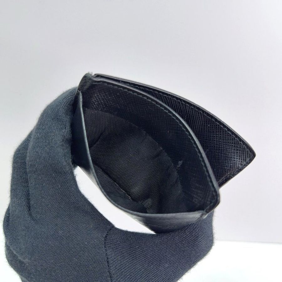 PRADA Saffiano防刮牛皮壓印卡片夾-5