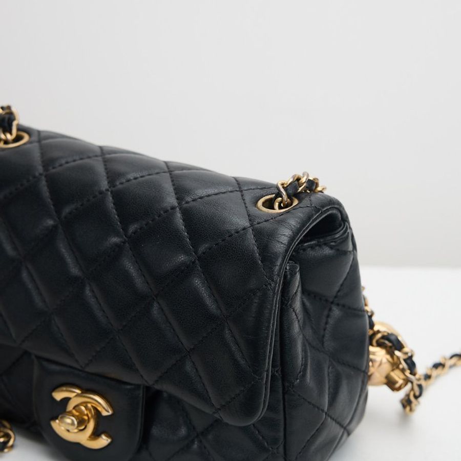 Chanel 金球方胖/黑金-7