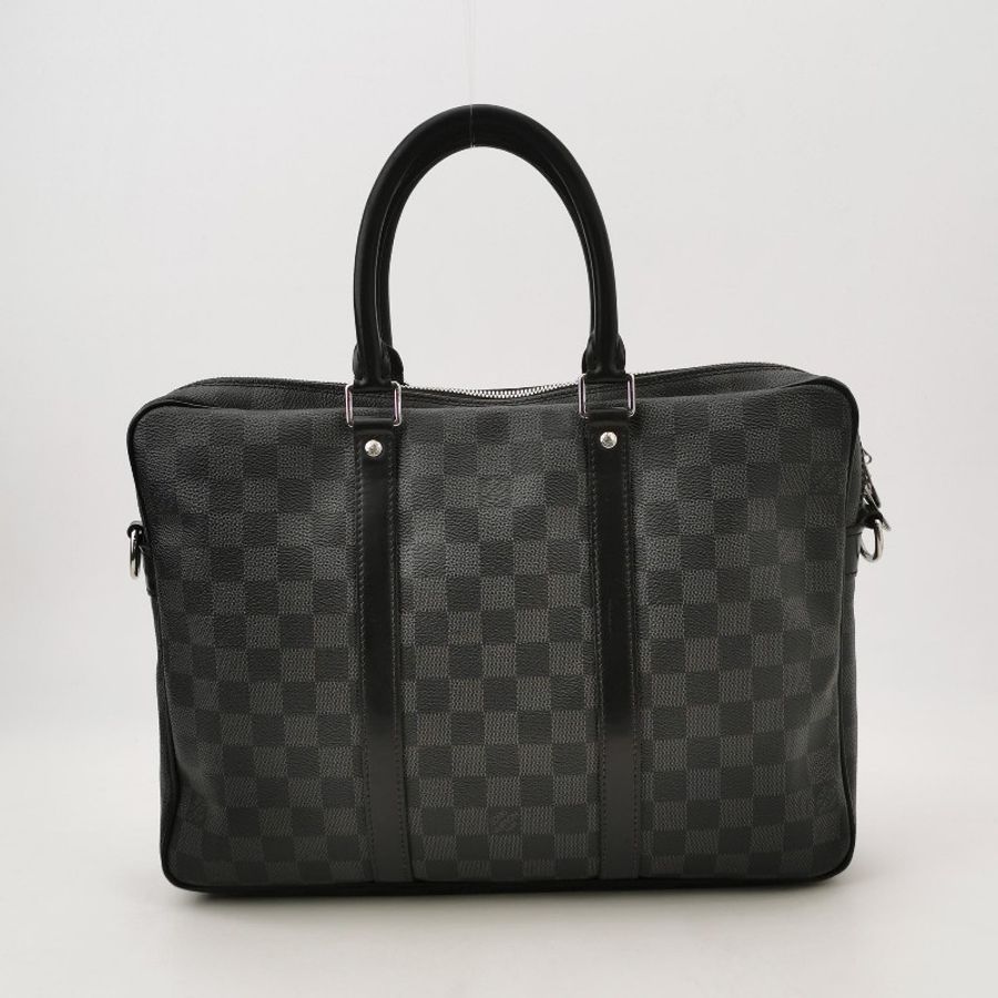 Louis Vuitton (LV) Porte Documents 棋盤格 電腦公事包-3