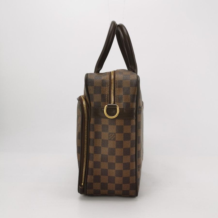 Louis Vuitton (LV) Icare牛皮棋盤格拉鏈口袋公文包-1