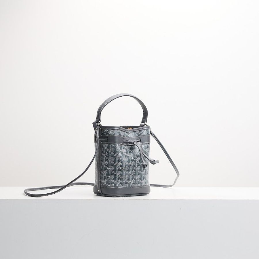 Goyard mini 水桶包/灰色-1