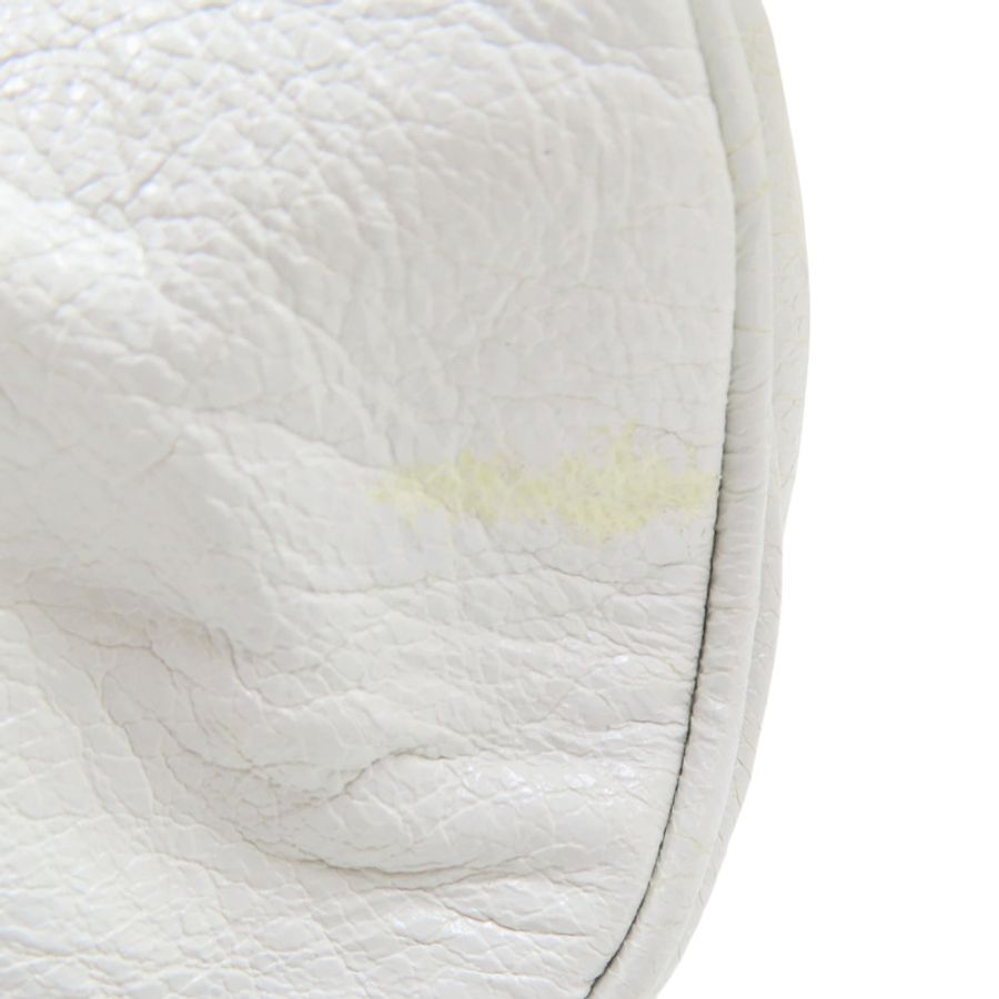白色 山羊皮 Le Cagole XS 肩背包【BALENCIAGA 巴黎世家】 671309-14