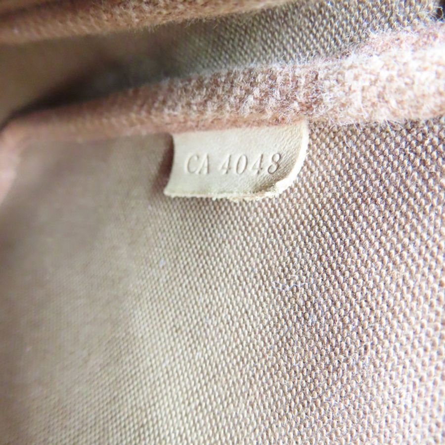 棕色 原花 玫瑰 PVC塗層帆布 肩背包【LOUIS VUITTON LV 路易威登】 M48615-6
