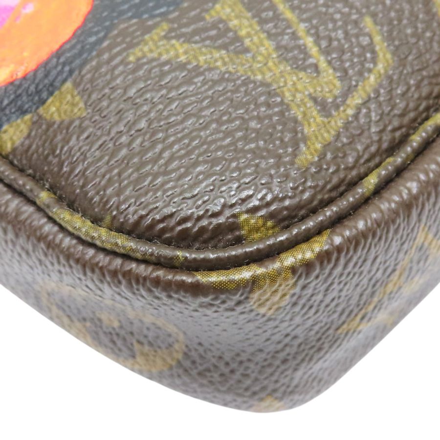 棕色 原花 玫瑰 PVC塗層帆布 肩背包【LOUIS VUITTON LV 路易威登】 M48615-8
