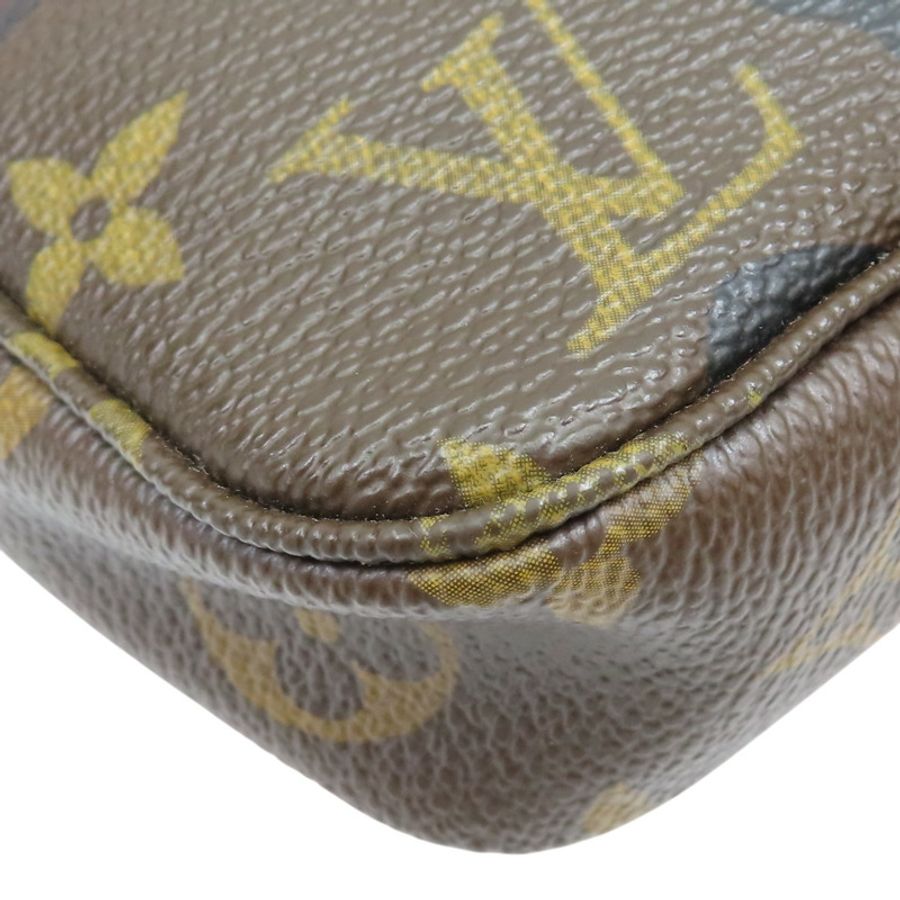 棕色 原花 玫瑰 PVC塗層帆布 肩背包【LOUIS VUITTON LV 路易威登】 M48615-10